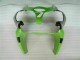 2000-2002 Green Black Kawasaki ZX6R Bike Fairings 2000-2002 Green Black Kawasaki ZX6R Bike Fairings