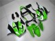 2000-2002 Green White Black Kawasaki ZX6R Bike Fairing Kit 2000-2002 Green White Black Kawasaki ZX6R Bike Fairing Kit