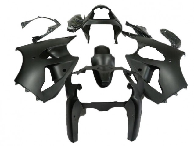 2000-2002 Matte Black Kawasaki ZX6R Motorcycle Fairings Kits 2000-2002 Matte Black Kawasaki ZX6R Motorcycle Fairings Kits