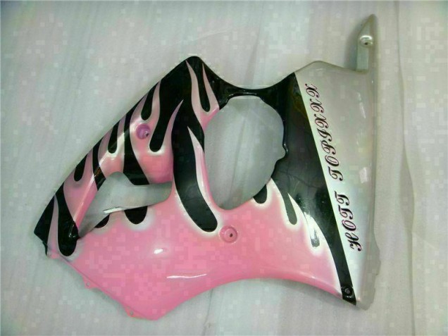 2000-2002 Pink Kawasaki ZX6R Motorcycle Fairing 2000-2002 Pink Kawasaki ZX6R Motorcycle Fairing