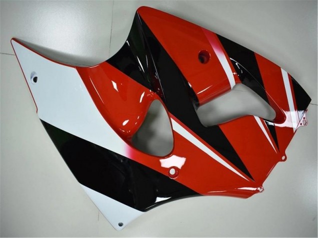 2000-2002 Red Black White Kawasaki ZX6R Bike Fairings 2000-2002 Red Black White Kawasaki ZX6R Bike Fairings