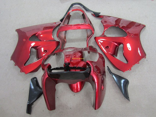 2000-2002 Red Kawasaki ZX6R Motorcycle Fairings 2000-2002 Red Kawasaki ZX6R Motorcycle Fairings