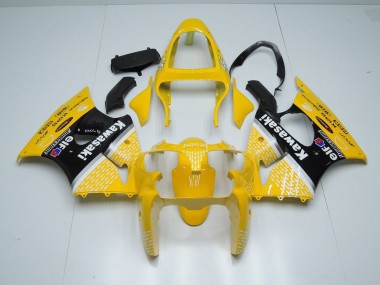 2000-2002 Yellow Arrow Kawasaki ZX6R Motorcycle Fairings