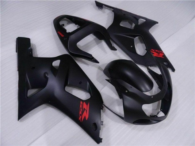 2001-2003 Black Suzuki GSXR 600/750 Motorcycle Fairings 2001-2003 Black Suzuki GSXR 600/750 Motorcycle Fairings