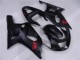 2001-2003 Black Suzuki GSXR 600/750 Motorcycle Fairings 2001-2003 Black Suzuki GSXR 600/750 Motorcycle Fairings