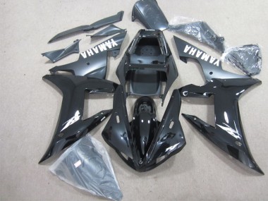 2002-2003 Black White Yamaha YZF R1 Bike Fairings