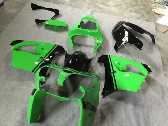 2002-2003 Green Glossy Black Kawasaki ZX9R Motorbike Fairing 2002-2003 Green Glossy Black Kawasaki ZX9R Motorbike Fairing