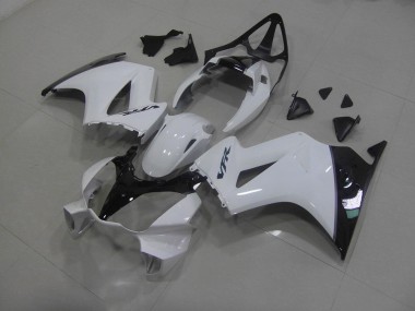 2002-2013 White Black Honda VFR800 Motorcycle Fairings