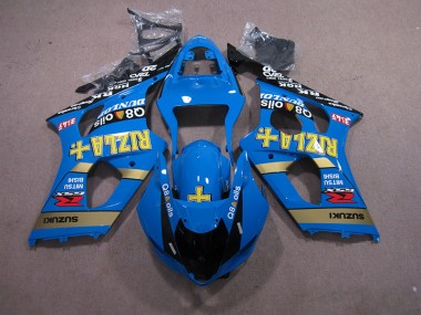 2003-2004 Blue Rizla Q8 oils Suzuki GSXR1000 Motorcycle Fairing