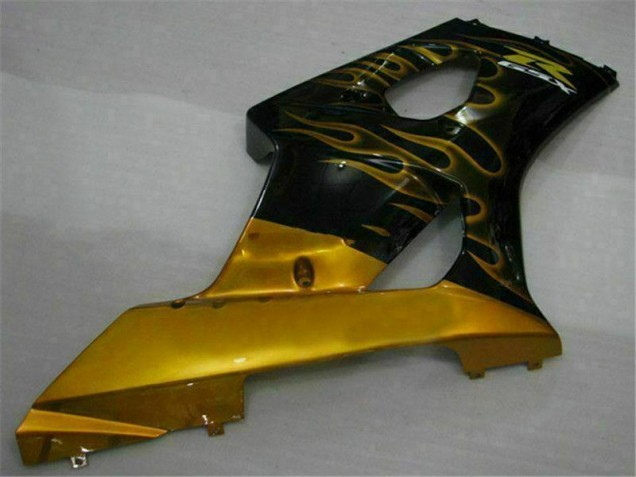 2003-2004 Gold Black Suzuki GSXR 1000 Motorcycle Fairing Kit 2003-2004 Gold Black Suzuki GSXR 1000 Motorcycle Fairing Kit