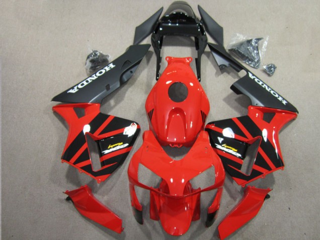 2003-2004 Red Black Honda CBR600RR Motorcycle Fairing 2003-2004 Red Black Honda CBR600RR Motorcycle Fairing