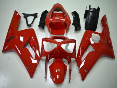2003-2004 Red Kawasaki ZX6R Motor Fairings