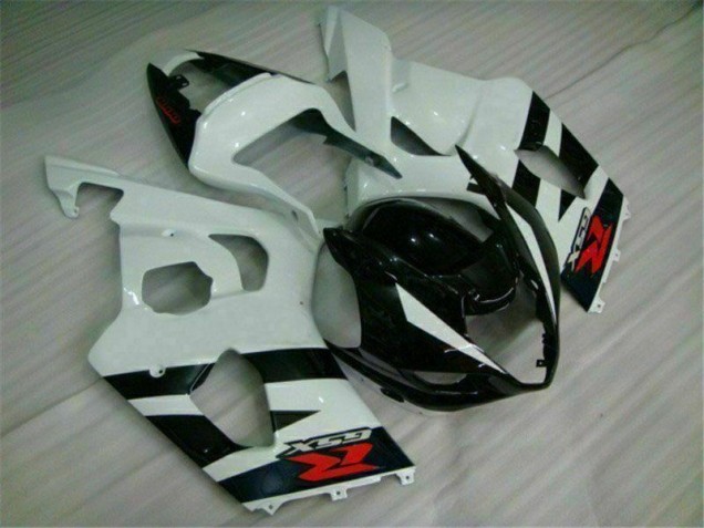 2003-2004 White Black Suzuki GSXR 1000 Motorcycle Fairings 2003-2004 White Black Suzuki GSXR 1000 Motorcycle Fairings