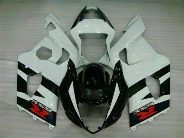 2003-2004 White Black Suzuki GSXR 1000 Motorcycle Fairings 2003-2004 White Black Suzuki GSXR 1000 Motorcycle Fairings