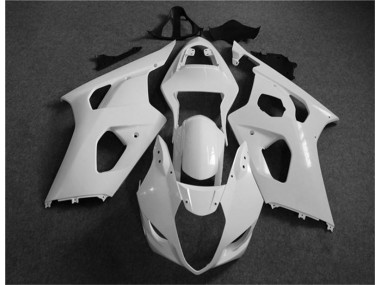 2003-2004 White Suzuki GSXR 1000 Motorcycle Fairing