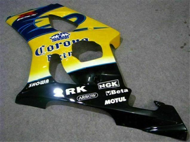 2003-2004 Yellow Blue Suzuki GSXR 1000 Bike Fairings 2003-2004 Yellow Blue Suzuki GSXR 1000 Bike Fairings