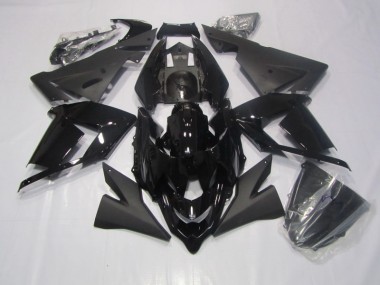 2003-2005 Black Kawasaki ZX10R Motorcycle Fairings Kits
