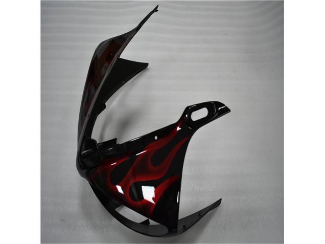 2003-2005 Black Red Flame Yamaha YZF R6 Motorcycle Fairing 2003-2005 Black Red Flame Yamaha YZF R6 Motorcycle Fairing