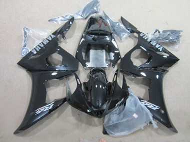 2003-2005 Black Yamaha YZF R6 Motor Fairings