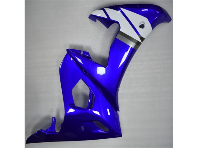 2003-2005 Blue White Yamaha YZF R6 Bike Fairings 2003-2005 Blue White Yamaha YZF R6 Bike Fairings