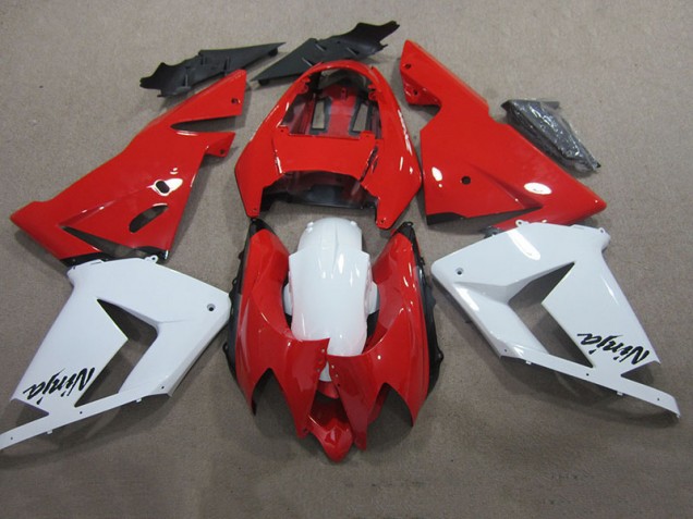 2003-2005 Red White Ninja Kawasaki ZX10R Motorcycle Bodywork 2003-2005 Red White Ninja Kawasaki ZX10R Motorcycle Bodywork