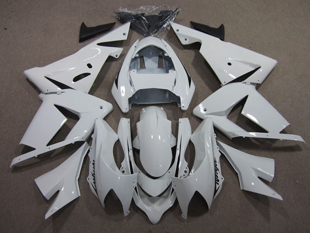 2003-2005 White Ninja Kawasaki ZX10R Motor Bike Fairings 2003-2005 White Ninja Kawasaki ZX10R Motor Bike Fairings