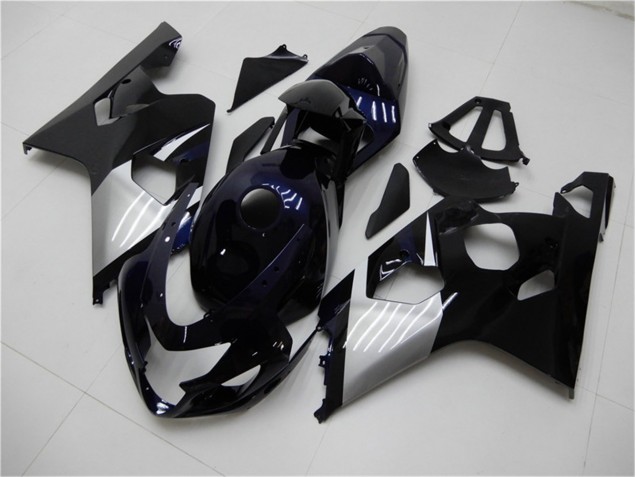 2004-2005 Blue Silver Suzuki GSXR 600/750 Replacement Fairings 2004-2005 Blue Silver Suzuki GSXR 600/750 Replacement Fairings