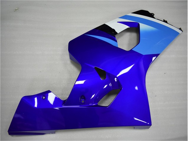 2004-2005 Blue White Suzuki GSXR 600/750 Bike Fairing Kit 2004-2005 Blue White Suzuki GSXR 600/750 Bike Fairing Kit
