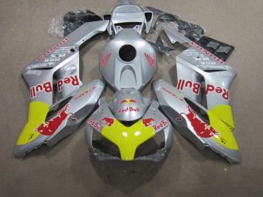 2004-2005 Silver Red Bull Honda CBR1000RR Motorcycle Fairings