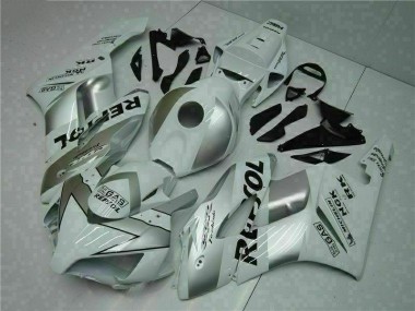 2004-2005 Silver White Repsol Honda CBR1000RR Motorcycle Fairings