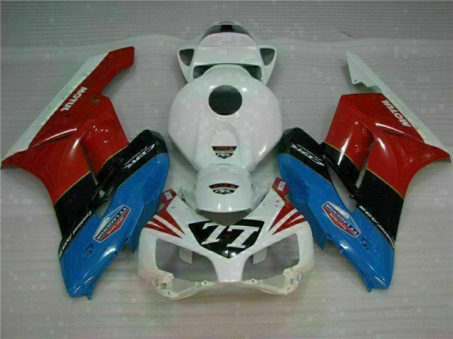 2004-2005 White Red 77 Honda CBR1000RR Motorcycle Fairing Kits 2004-2005 White Red 77 Honda CBR1000RR Motorcycle Fairing Kits