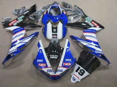 2004-2006 Blue White Volvo Sterilgarda 19 Yamaha YZF R1 Replacement Fairings