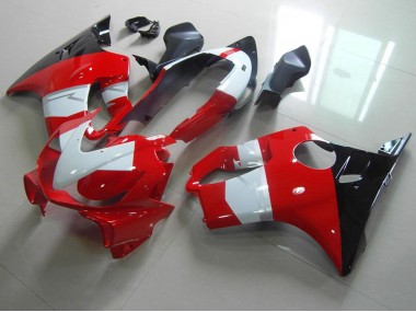 2004-2007 Red White Black Honda CBR600 F4i Motorcycle Fairings Kit