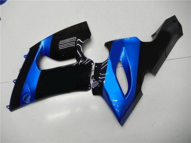 2005-2006 Blue Black Kawasaki ZX6R Motorcycle Fairing Kits 2005-2006 Blue Black Kawasaki ZX6R Motorcycle Fairing Kits