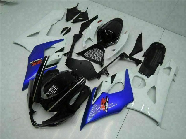 2005-2006 Blue White Suzuki GSXR 1000 Motorcycle Bodywork 2005-2006 Blue White Suzuki GSXR 1000 Motorcycle Bodywork