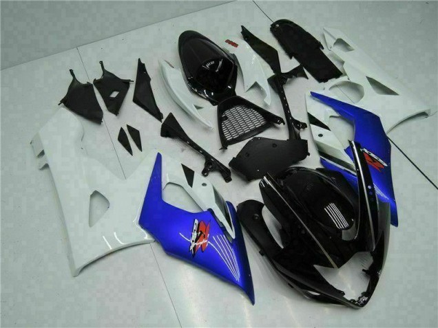 2005-2006 Blue White Suzuki GSXR 1000 Motorcycle Bodywork 2005-2006 Blue White Suzuki GSXR 1000 Motorcycle Bodywork