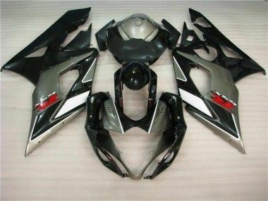 2005-2006 Grey Black Suzuki GSXR 1000 Bike Fairings