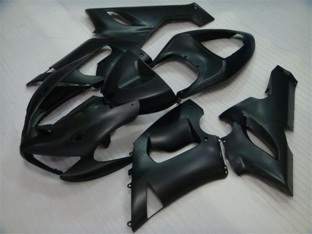 2005-2006 Matte Black Kawasaki ZX6R Bike Fairing 2005-2006 Matte Black Kawasaki ZX6R Bike Fairing