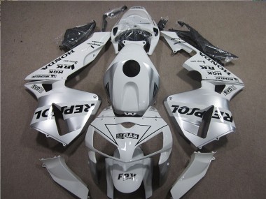 2005-2006 White Black Repsol Honda CBR600RR Motorcycle Fairings