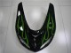 2006-2007 Black Green Flame Kawasaki ZX10R Motorcycle Fairing 2006-2007 Black Green Flame Kawasaki ZX10R Motorcycle Fairing