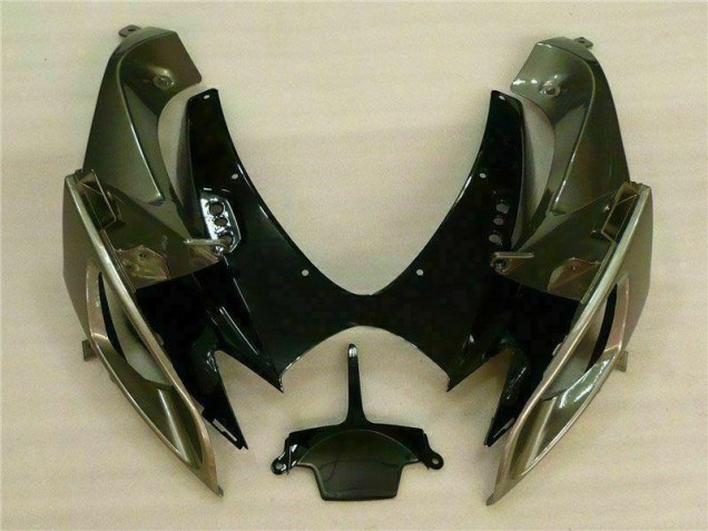 2006-2007 Black Grey Suzuki GSXR 600/750 Motorcycle Replacement Fairings 2006-2007 Black Grey Suzuki GSXR 600/750 Motorcycle Replacement Fairings