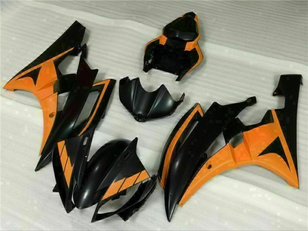 2006-2007 Black Orange Yamaha YZF R6 Motorcycle Fairing 2006-2007 Black Orange Yamaha YZF R6 Motorcycle Fairing