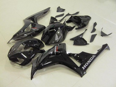 2006-2007 Black Silver Honda CBR1000RR Motorcycle Fairings