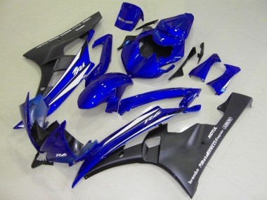 2006-2007 Blue Black Yamaha YZF R6 Motorcycle Fairings
