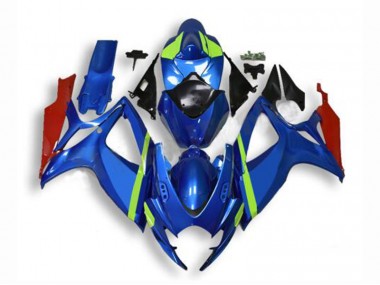 2006-2007 Blue Suzuki GSXR 600/750 Motorcycle Fairings