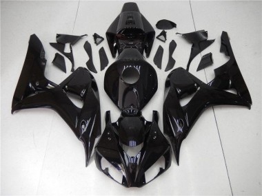 2006-2007 Glossy Black Honda CBR1000RR Motor Bike Fairings