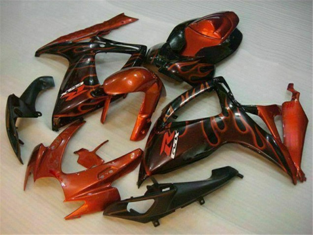 2006-2007 Red Suzuki GSXR 600/750 Motorbike Fairings 2006-2007 Red Suzuki GSXR 600/750 Motorbike Fairings