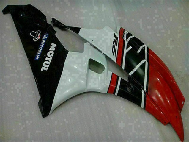 2006-2007 Red White Yamaha YZF R6 Motorcycle Fairings 2006-2007 Red White Yamaha YZF R6 Motorcycle Fairings