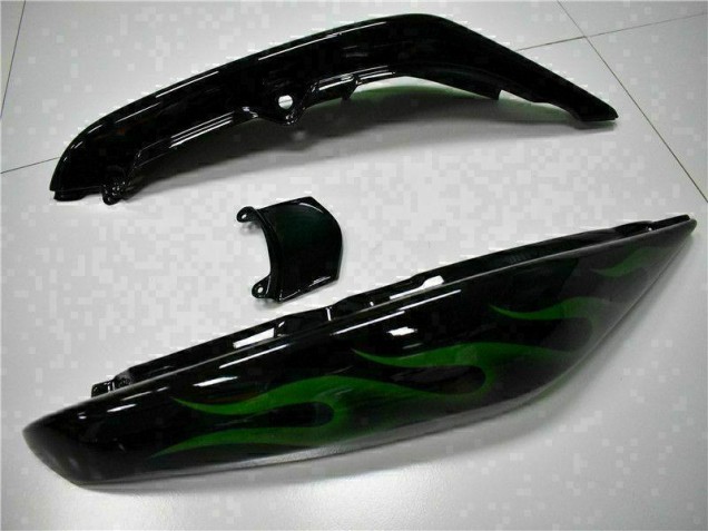 2006-2008 Green Flame Kawasaki EX650 Motorcycle Fairing Kits 2006-2008 Green Flame Kawasaki EX650 Motorcycle Fairing Kits
