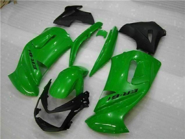 2006-2008 Green Kawasaki EX650 Motorcycle Fairing Kit 2006-2008 Green Kawasaki EX650 Motorcycle Fairing Kit